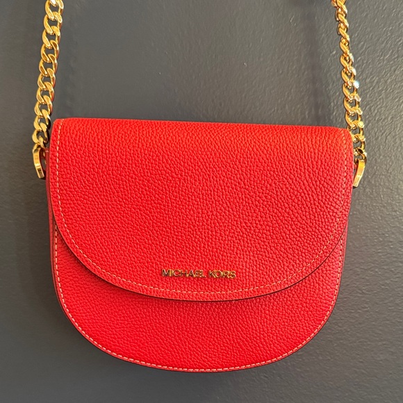 NWOT Red Michael Kors Crossbody Bag - Picture 2 of 6